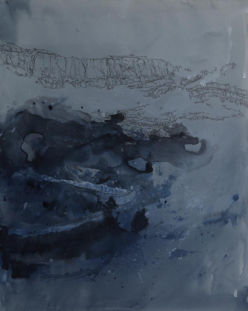 Gesäuse, Gsuchmauer 6, dunkle Wolken